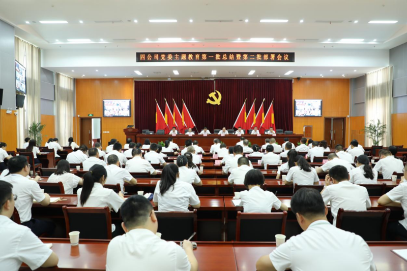 公司黨委召開學(xué)習(xí)貫徹習(xí)近平新時(shí)代中國特色社會主義思想主題教育第一批總結(jié)暨第二批動員部署會議